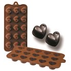 Stampo 15 cuori di cioccolato in silicone