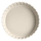 Tortiera in ceramica smaltata XL 32 cm bianca argilla Emile Henry