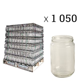Vaso per miele in vetro da 1 kg twist-off (1.050 pz.)