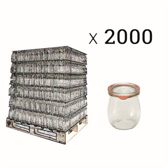 Vaso Weck 220 ml bancale da 2000 pz
