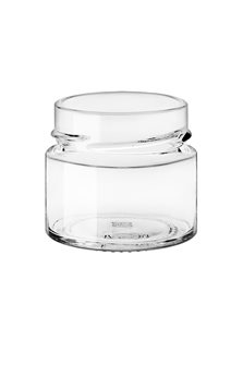 Vaso vetro 106 ml diam. 60 mm da capsula con bordo alto (24 pz.)