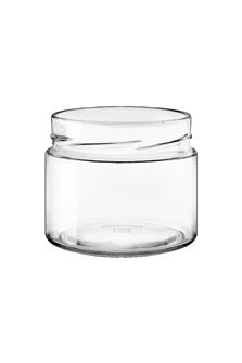 Vaso vetro 314 ml diam. 85 mm da capsula con bordo alto (15 pz.)