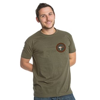 T-shirt kaki Bartavel Nature caccia toppa anatra XXL